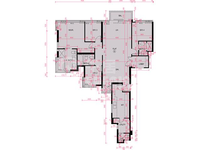 North Point - Victoria Harbour Phase 2B-3 Tower 1 Floor Plan 04