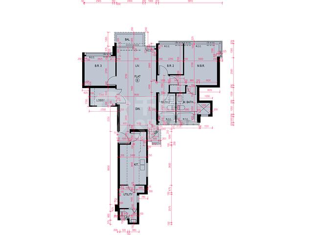 North Point - Victoria Harbour Phase 2B-3 Tower 1 Floor Plan 02