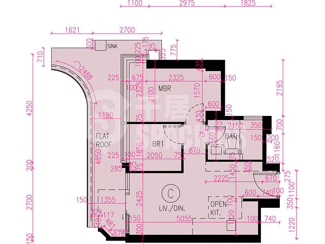 Tuen Mun - Novo Land Phase 2A Arreso Tower 3 Floor Plan 02