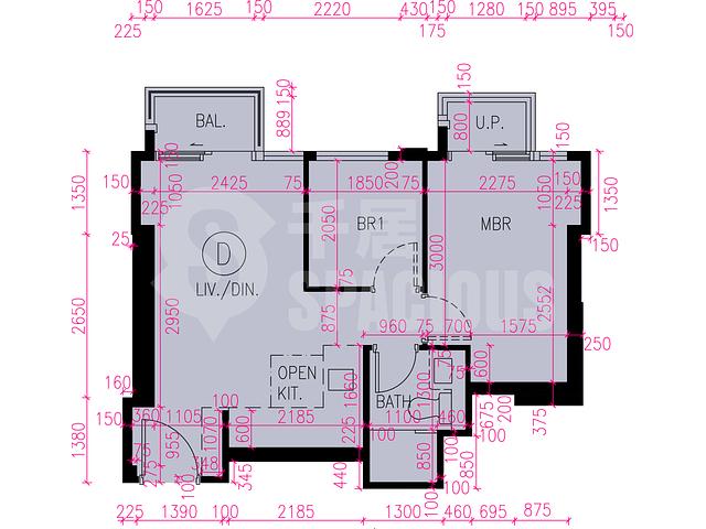 Tuen Mun - Novo Land Phase 2A Arreso Tower 3 Floor Plan 16