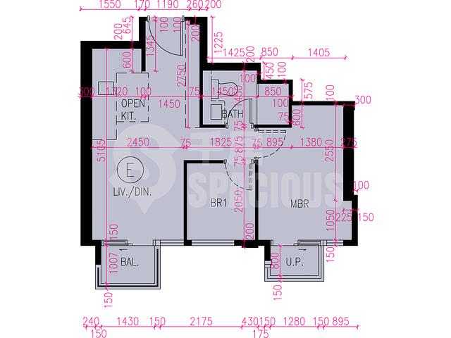 Tuen Mun - Novo Land Phase 2A Arreso Tower 3 Floor Plan 13