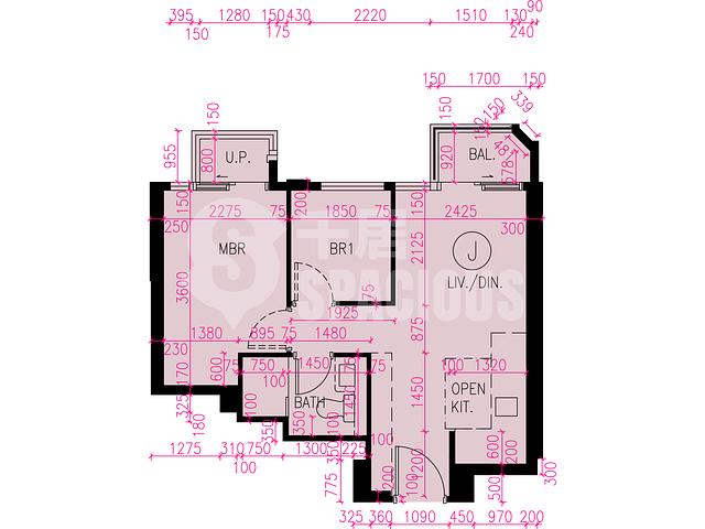 Tuen Mun - Novo Land Phase 2A Arreso Tower 3 Floor Plan 17