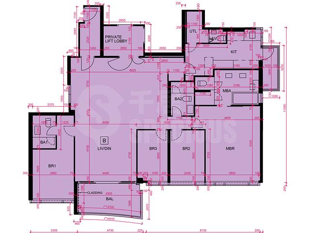 Kai Tak - Cullinan Sky Phase 1 Tower 3 Floor Plan 06