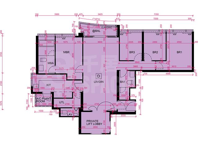 Kai Tak - Cullinan Sky Phase 1 Tower 3 Floor Plan 10