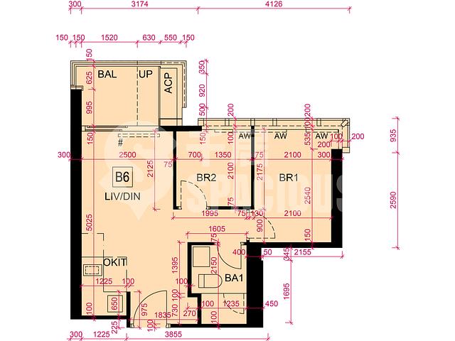 Kai Tak - Cullinan Sky Phase 1 Tower 3 Floor Plan 12