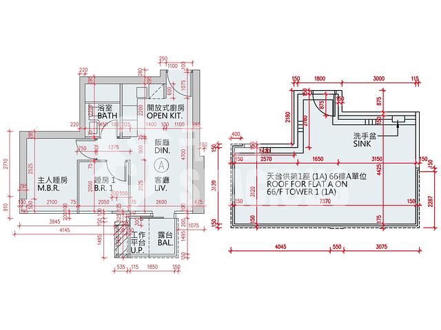 Lohas Park - Lohas Park Phase 12C Grand Seasons Tower 1A Floor Plan 01