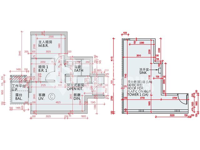 Lohas Park - Lohas Park Phase 12C Grand Seasons Tower 1A Floor Plan 03
