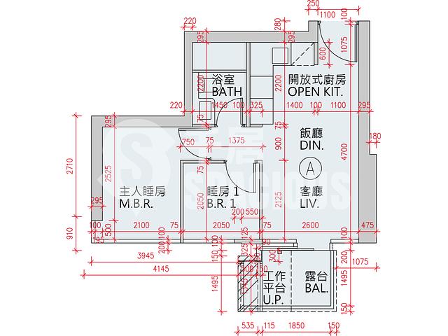 Lohas Park - Lohas Park Phase 12C Grand Seasons Tower 1A Floor Plan 14