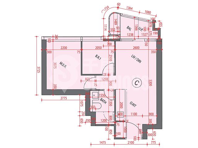 Kai Tak - KT Marina Phase 1 KT Marina I Tower 2B Floor Plan 01
