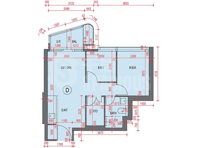 Kai Tak - KT Marina Phase 1 KT Marina I Tower 2B Floor Plan 05