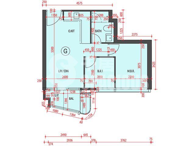 Kai Tak - KT Marina Phase 1 KT Marina I Tower 2B Floor Plan 06