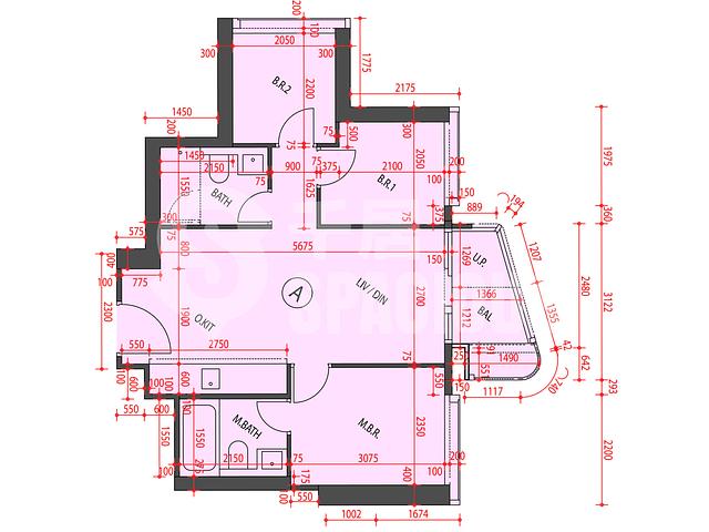 Kai Tak - KT Marina Phase 1 KT Marina I Tower 2B Floor Plan 03