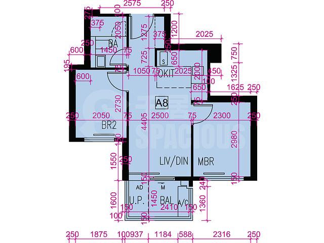 Tai Po - Le Mont Phase 2 Tower 1 Floor Plan 01