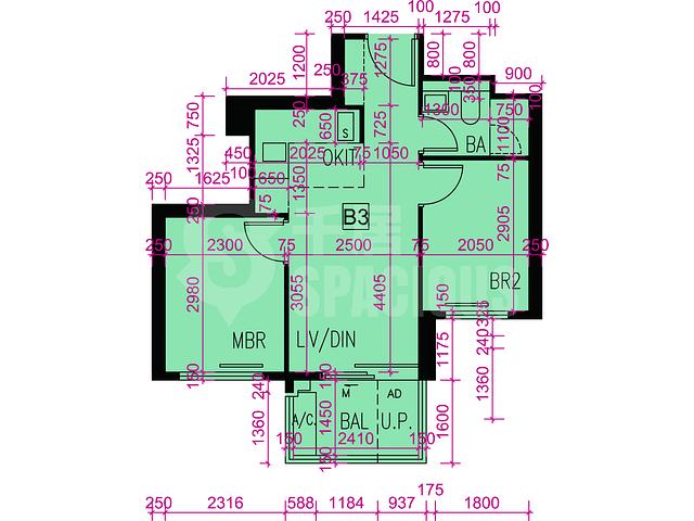 Tai Po - Le Mont Phase 2 Tower 1 Floor Plan 07