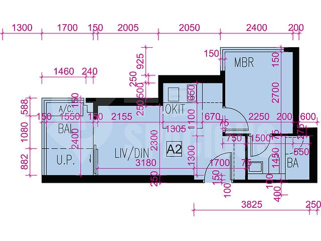 Tai Po - Le Mont Phase 2 Tower 1 Floor Plan 17