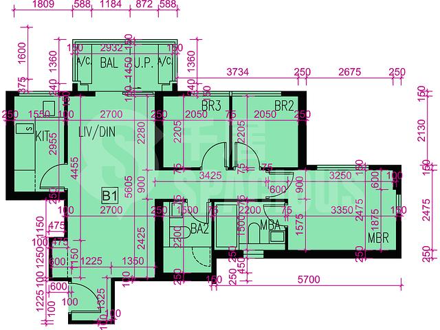 Tai Po - Le Mont Phase 2 Tower 1 Floor Plan 15