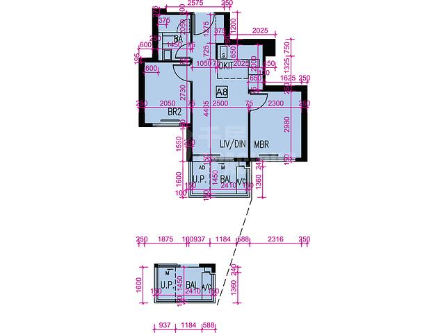 Tai Po - Le Mont Phase 2 Tower 1 Floor Plan 21