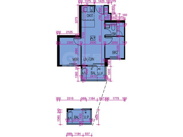Tai Po - Le Mont Phase 2 Tower 1 Floor Plan 16