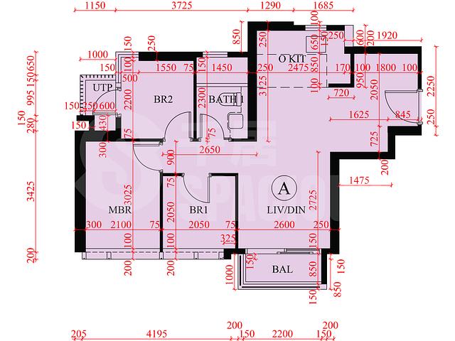 Ma On Shan - Sierra Sea Phase 1B Bleu Avenue Tower 5 Floor Plan 04