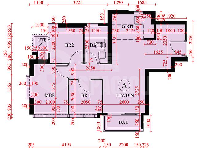 Ma On Shan - Sierra Sea Phase 1B Bleu Avenue Tower 5 Floor Plan 03