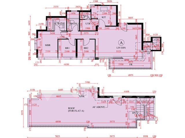 Ma On Shan - Sierra Sea Phase 1B Bleu Avenue Tower 5 Floor Plan 02