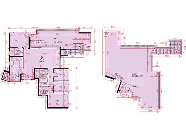 Ma On Shan - Sierra Sea Phase 1B Bleu Avenue Tower 5 Floor Plan 13