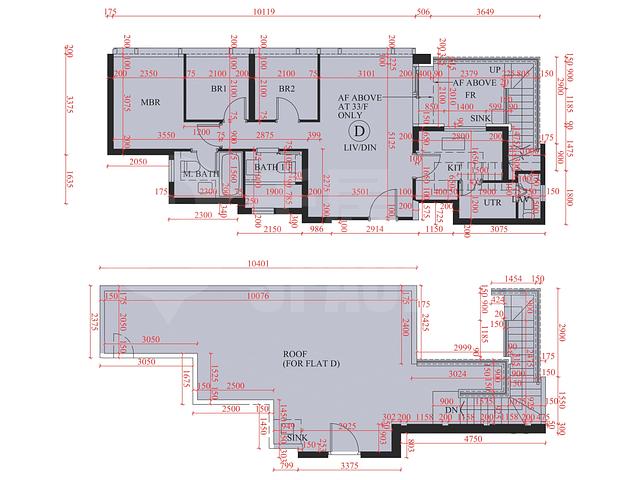 Ma On Shan - Sierra Sea Phase 1B Bleu Avenue Tower 5 Floor Plan 13