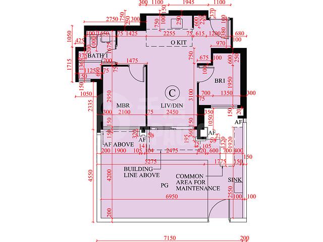 Ma On Shan - Sierra Sea Phase 1B Bleu Avenue Tower 5 Floor Plan 10