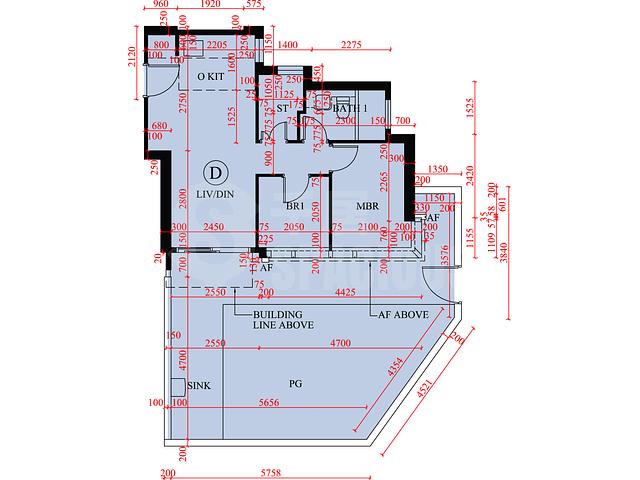 Ma On Shan - Sierra Sea Phase 1B Bleu Avenue Tower 5 Floor Plan 15