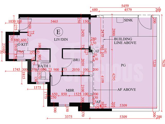 Ma On Shan - Sierra Sea Phase 1B Bleu Avenue Tower 5 Floor Plan 16