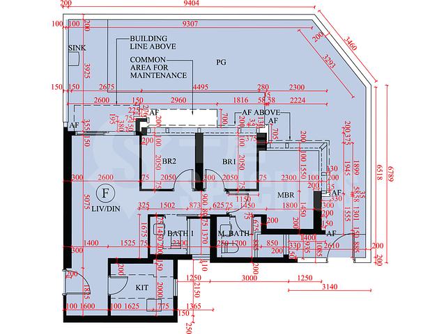 Ma On Shan - Sierra Sea Phase 1B Bleu Avenue Tower 5 Floor Plan 14