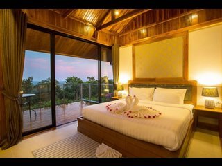 普吉岛 - PHA6001: Exclusive Villa with panoramic Views of sunrise, sunset and the Andaman sea 12