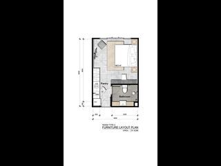 普吉岛 - NAI6090: 奈漢海灘獨特設計的新公寓 來自著名開發商的舒適一臥室公寓新專案 12