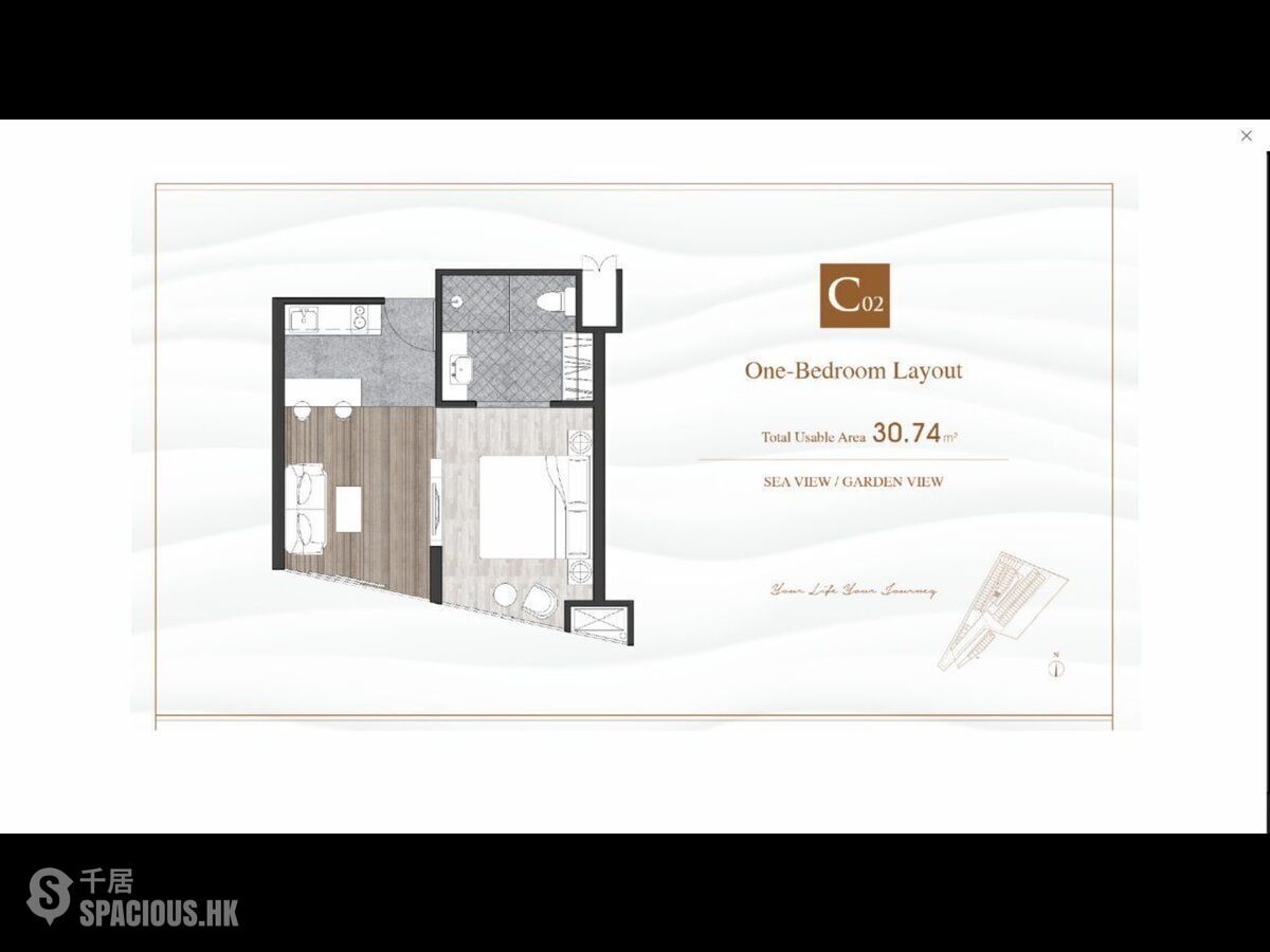 普吉島 - CHA6300: 查龍新專案的夢幻公寓 美麗的一居室公寓 20
