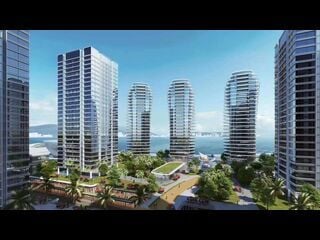 珠海 - 港珠澳大橋人工島唯一可售項目，世貿港珠澳口岸城，未來免稅島，現認籌5萬抵10萬，數量有限，先到先得！可在港認購，港澳東亞銀行直貸。 04