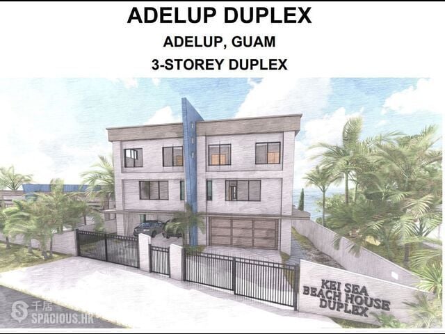 关岛 - Duplex (Two Units) One Story House 12