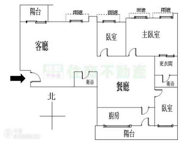 中山區 - 台北中山區民權東路一段XX號 01