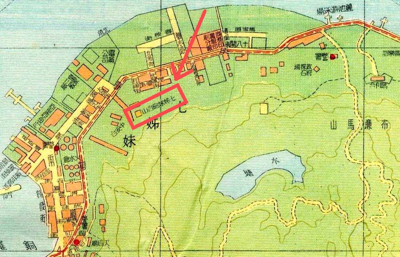 香港地圖-七姊妹砲台山